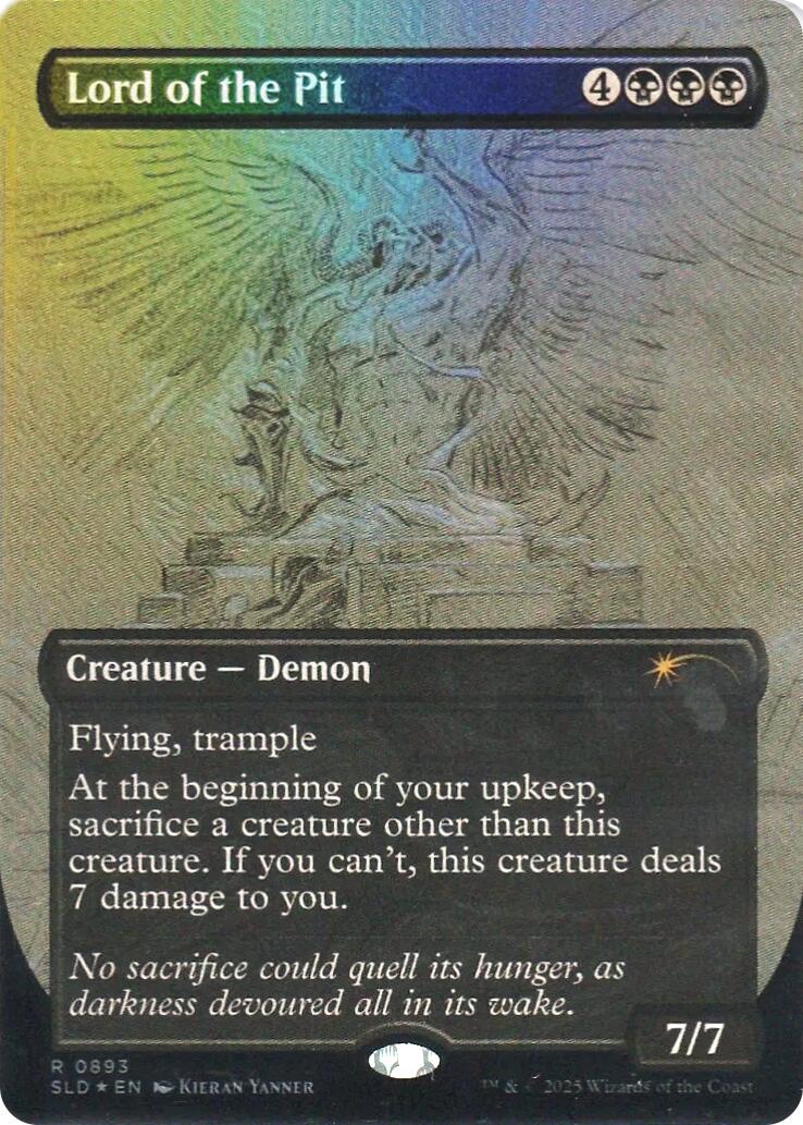 Lord of the Pit (Sketch Showcase) (Rainbow Foil) [Secret Lair Drop Series] | Exor Games Truro