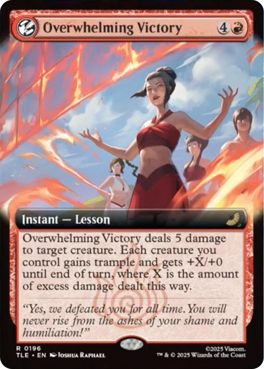 Overwhelming Victory (Extended Art) [Avatar: The Last Airbender: Eternal-Legal] | Exor Games Truro
