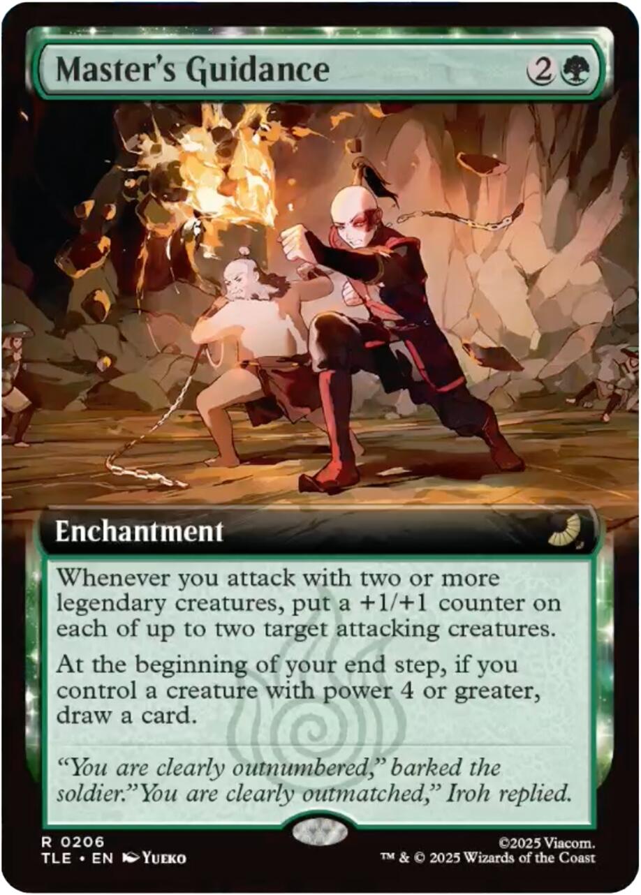 Master's Guidance (Extended Art) [Avatar: The Last Airbender: Eternal-Legal] | Exor Games Truro