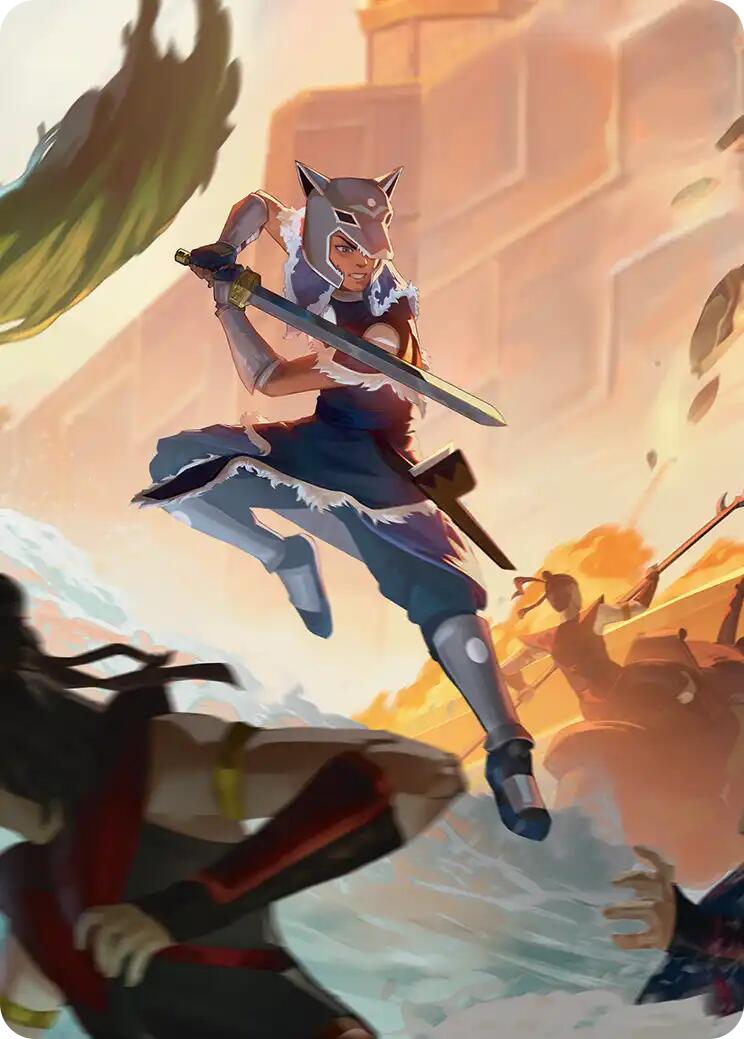 Sokka's Charge Art Card [Avatar: The Last Airbender Art Series] | Exor Games Truro