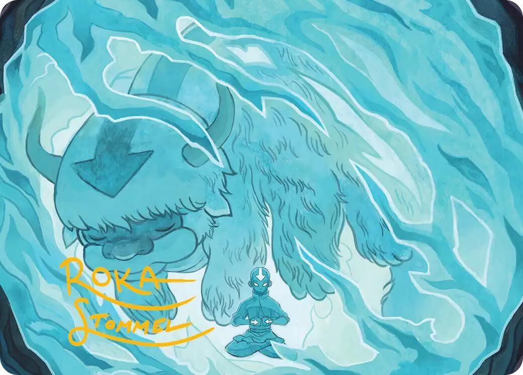 Aang's Iceberg 2 Art Card (Gold-Stamped Signature) [Avatar: The Last Airbender Art Series] | Exor Games Truro