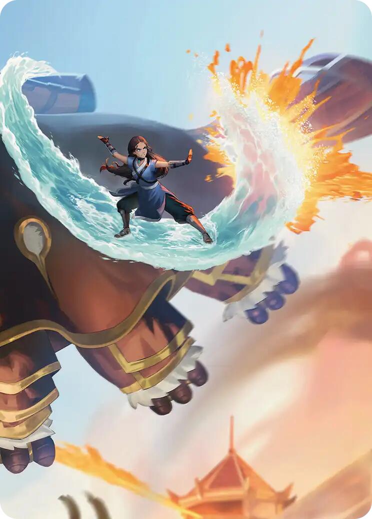 Katara's Reversal Art Card [Avatar: The Last Airbender Art Series] | Exor Games Truro