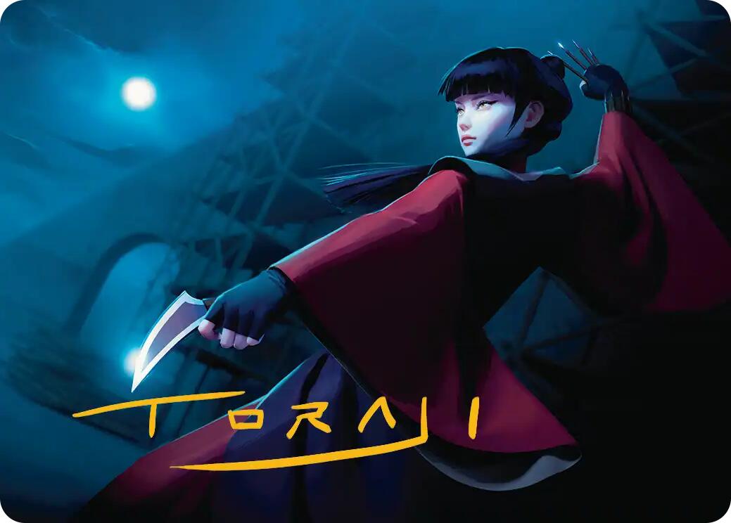 Mai, Jaded Edge Art Card (Gold-Stamped Signature) [Avatar: The Last Airbender Art Series] | Exor Games Truro