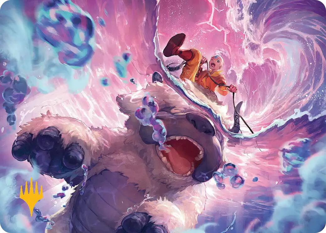 Storm of Memories Art Card (Gold-Stamped Planeswalker Symbol) [Avatar: The Last Airbender Art Series] | Exor Games Truro