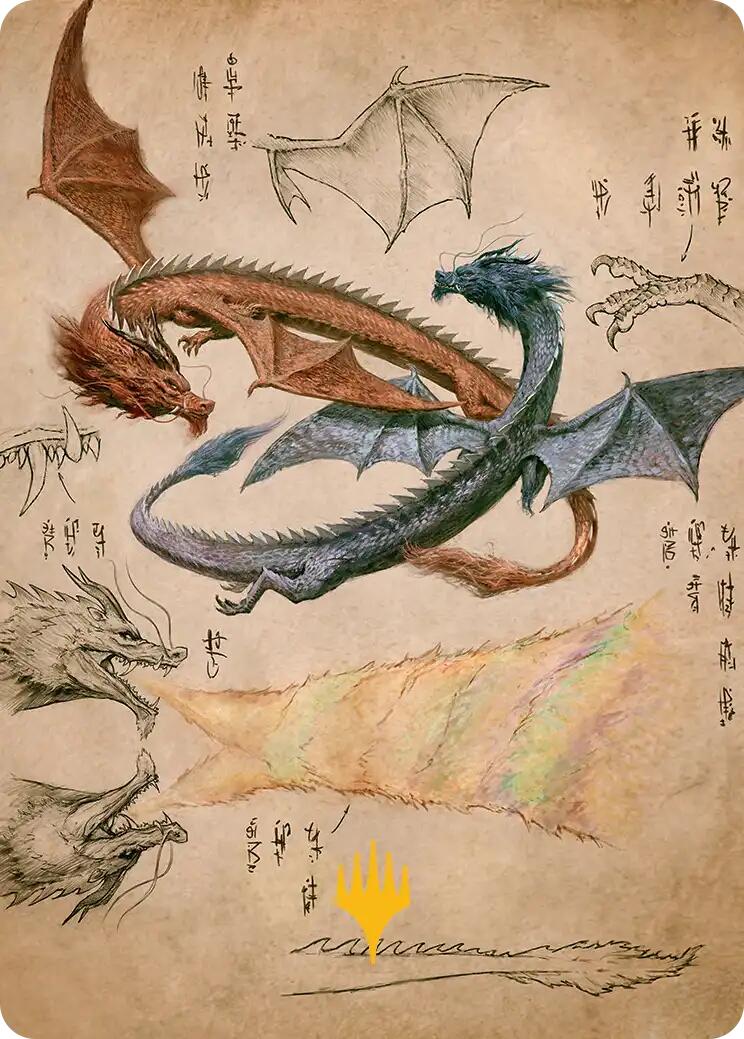 Ran and Shaw Art Card (Gold-Stamped Planeswalker Symbol) [Avatar: The Last Airbender Art Series] | Exor Games Truro