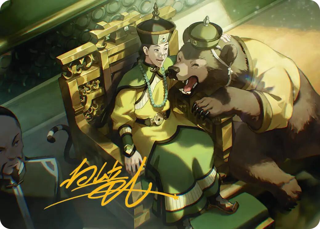 The Earth King Art Card (Gold-Stamped Signature) [Avatar: The Last Airbender Art Series] | Exor Games Truro