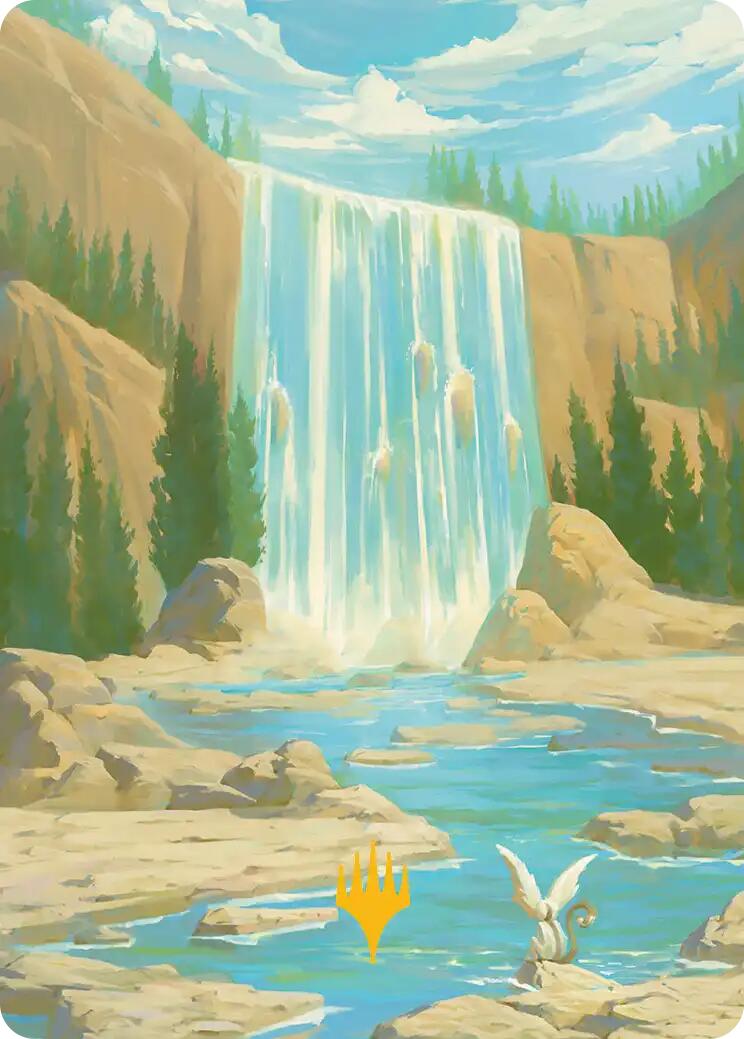 Island Art Card (Gold-Stamped Signature) [Avatar: The Last Airbender Art Series] | Exor Games Truro