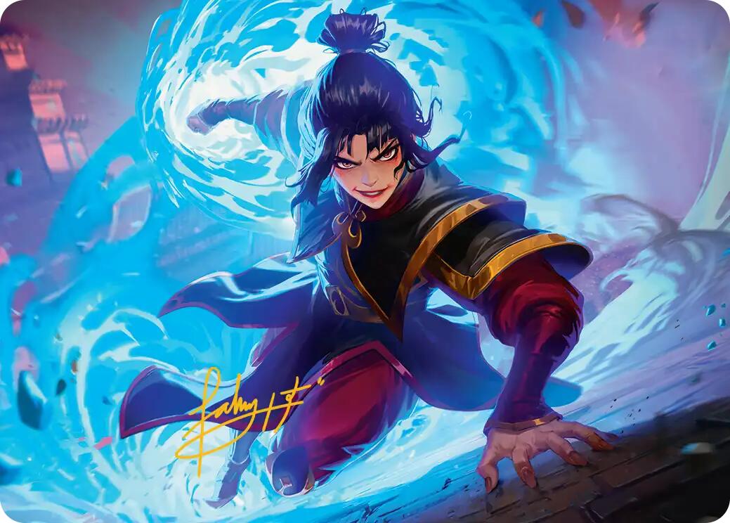 Fire Lord Azula Art Card (Gold-Stamped Signature) [Avatar: The Last Airbender Art Series] | Exor Games Truro