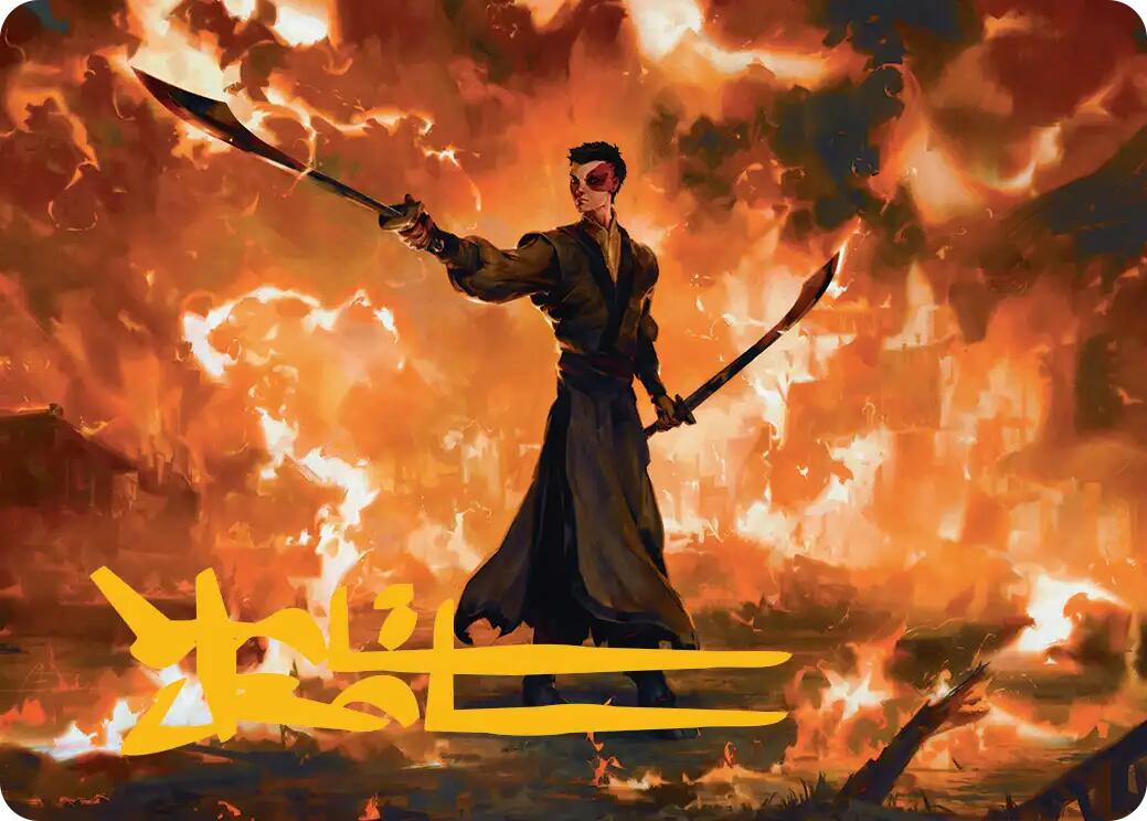 Zuko, Conflicted Art Card (Gold-Stamped Signature) [Avatar: The Last Airbender Art Series] | Exor Games Truro