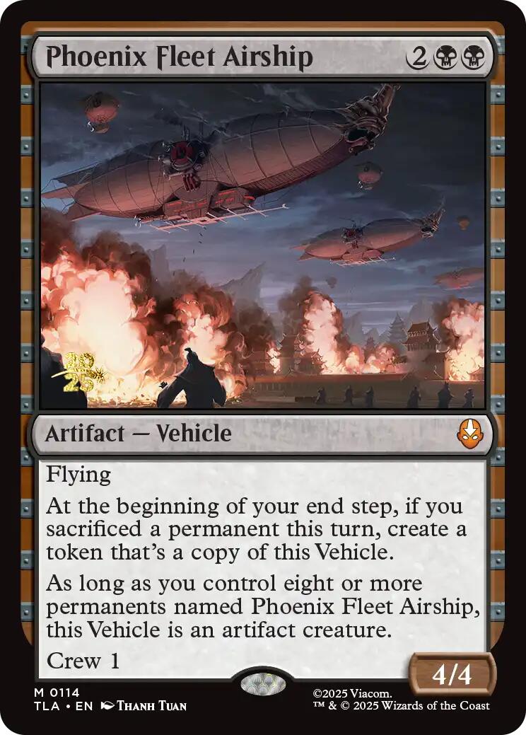 Phoenix Fleet Airship [Avatar: The Last Airbender Prerelease Cards] | Exor Games Truro