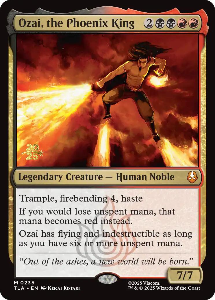 Ozai, the Phoenix King [Avatar: The Last Airbender Prerelease Cards] | Exor Games Truro