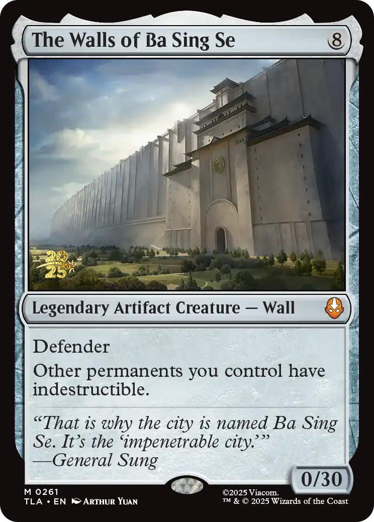The Walls of Ba Sing Se [Avatar: The Last Airbender Prerelease Cards] | Exor Games Truro
