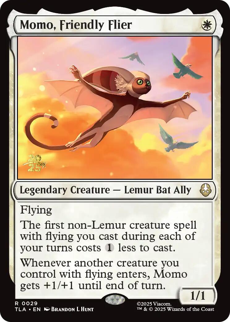 Momo, Friendly Flier [Avatar: The Last Airbender Prerelease Cards] | Exor Games Truro