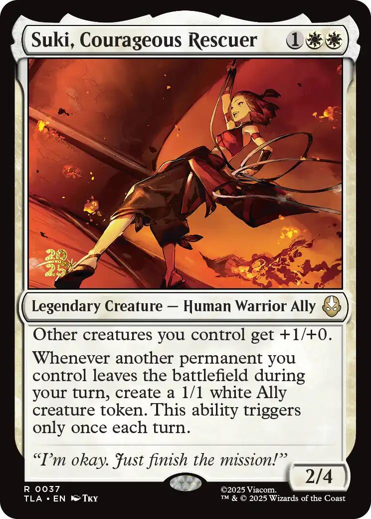 Suki, Courageous Rescuer [Avatar: The Last Airbender Prerelease Cards] | Exor Games Truro