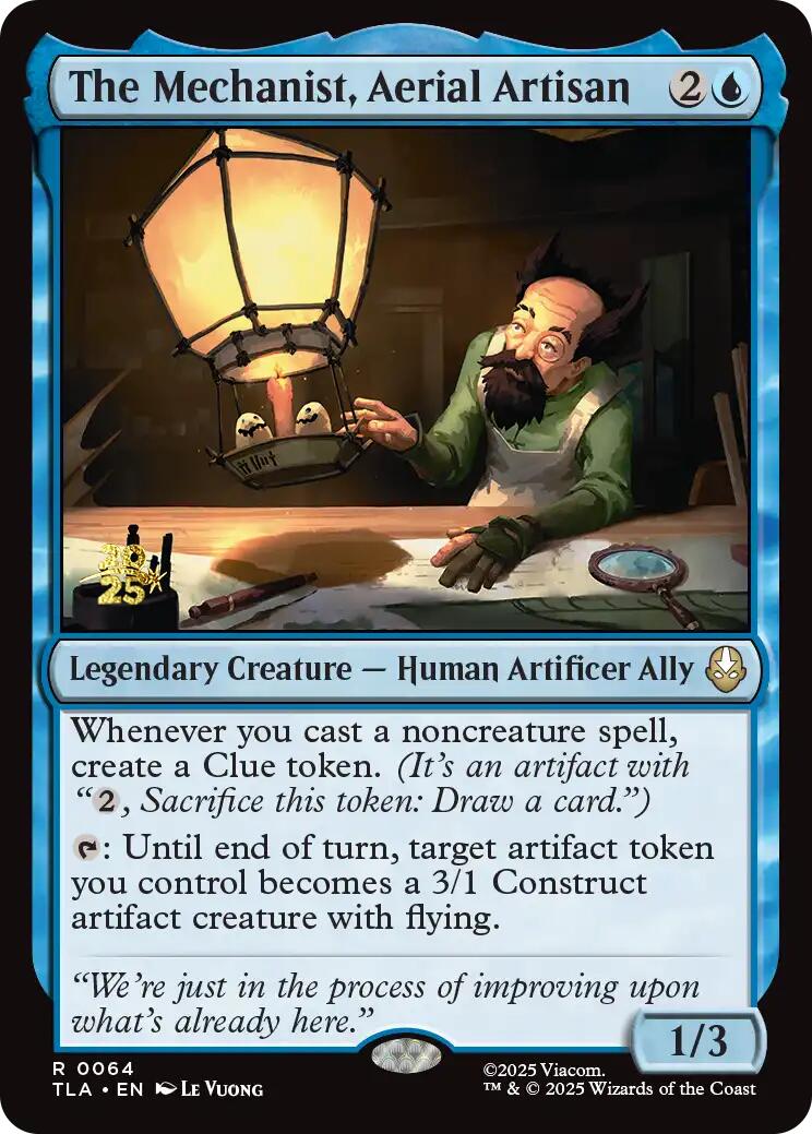The Mechanist, Aerial Artisan [Avatar: The Last Airbender Prerelease Cards] | Exor Games Truro