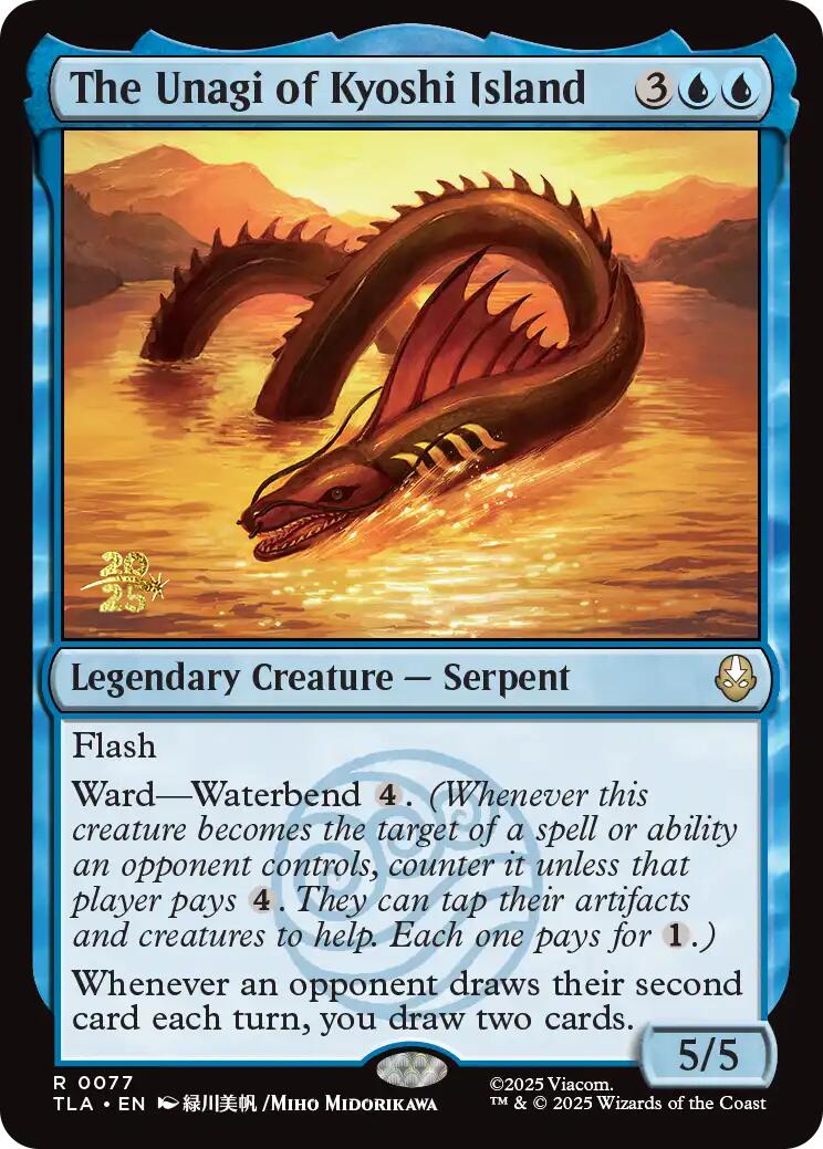 The Unagi of Kyoshi Island [Avatar: The Last Airbender Prerelease Cards] | Exor Games Truro