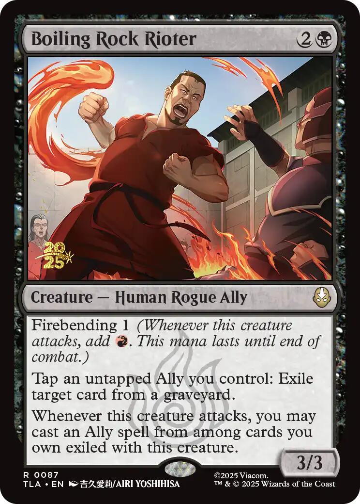 Boiling Rock Rioter [Avatar: The Last Airbender Prerelease Cards] | Exor Games Truro