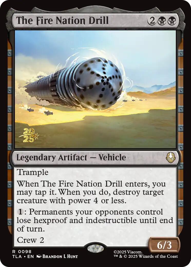 The Fire Nation Drill [Avatar: The Last Airbender Prerelease Cards] | Exor Games Truro