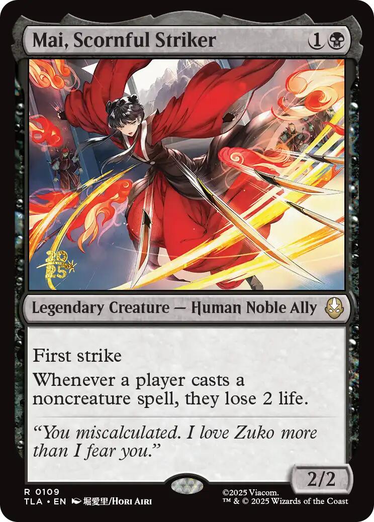 Mai, Scornful Striker [Avatar: The Last Airbender Prerelease Cards] | Exor Games Truro
