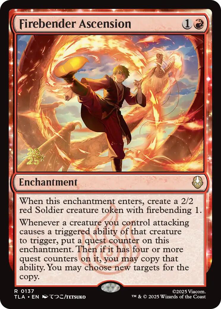 Firebender Ascension [Avatar: The Last Airbender Prerelease Cards] | Exor Games Truro