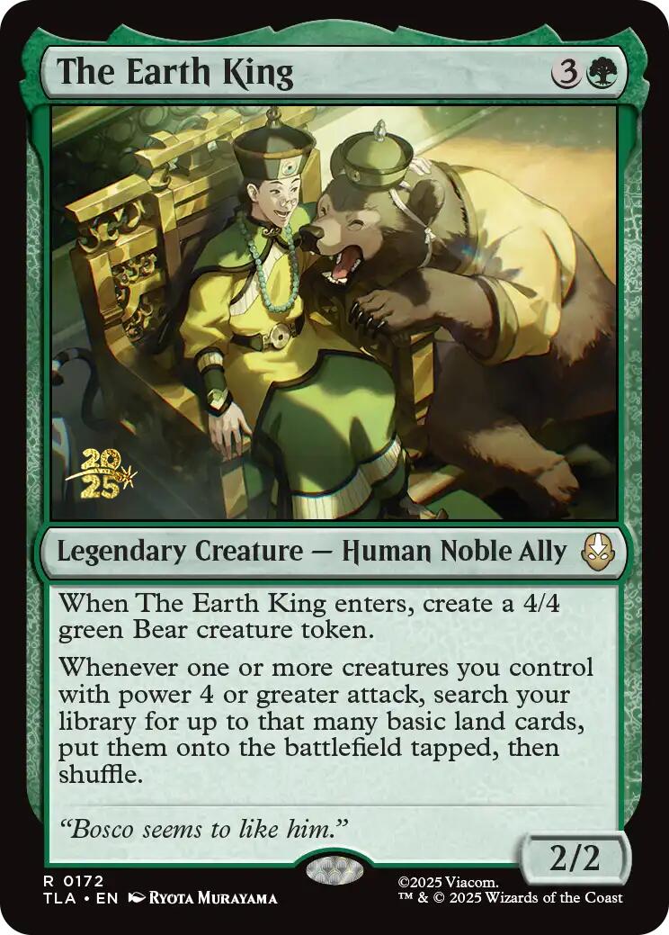 The Earth King [Avatar: The Last Airbender Prerelease Cards] | Exor Games Truro