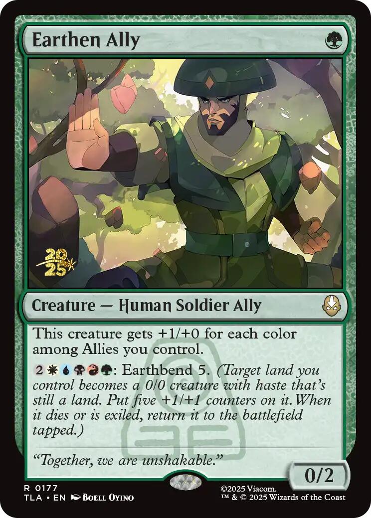 Earthen Ally [Avatar: The Last Airbender Prerelease Cards] | Exor Games Truro