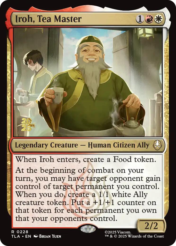 Iroh, Tea Master [Avatar: The Last Airbender Prerelease Cards] | Exor Games Truro