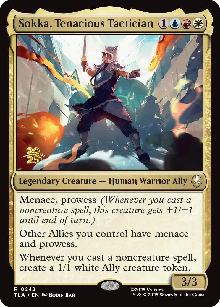 Sokka, Tenacious Tactician [Avatar: The Last Airbender Prerelease Cards] | Exor Games Truro
