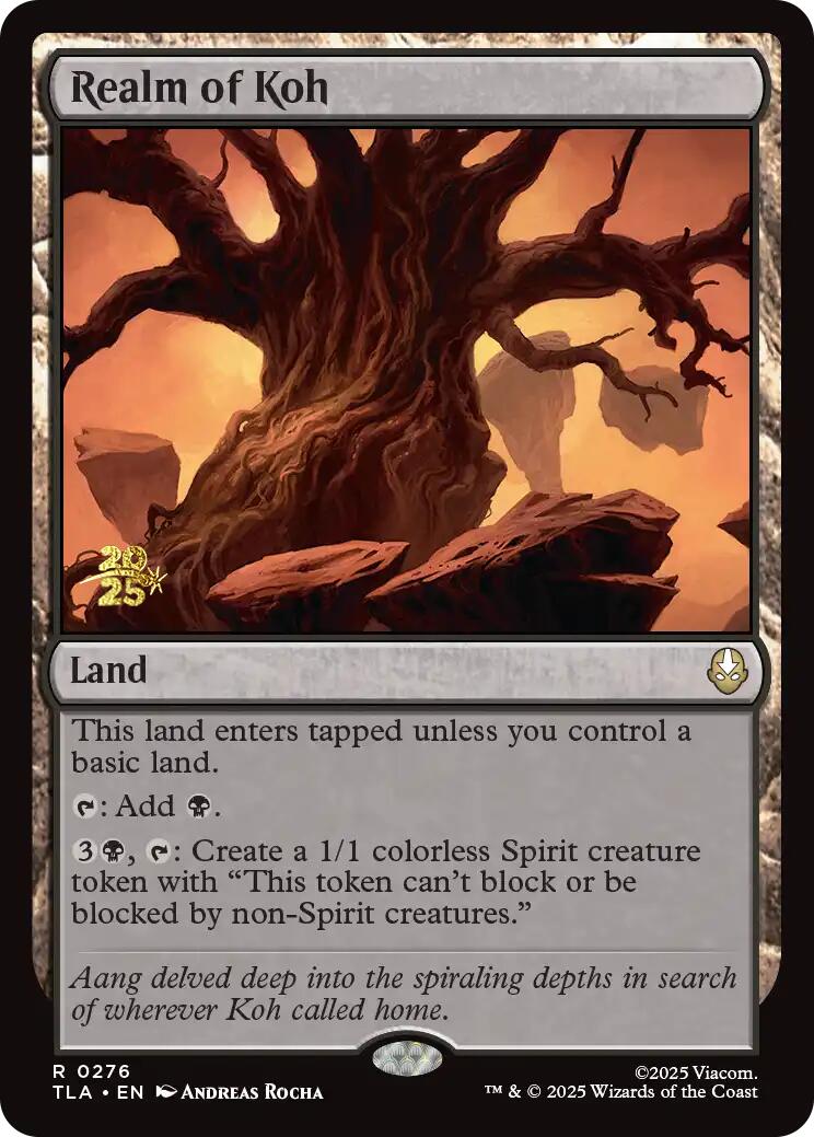 Realm of Koh [Avatar: The Last Airbender Prerelease Cards] | Exor Games Truro