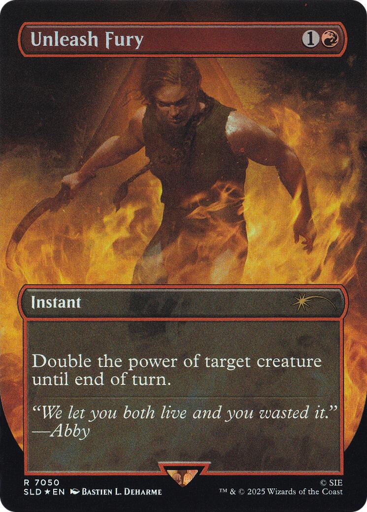 Unleash Fury (Rainbow Foil) [Secret Lair Drop Series] | Exor Games Truro