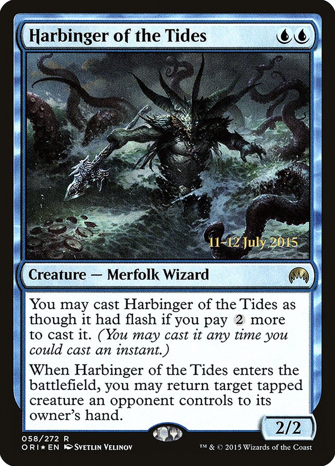Harbinger of the Tides [Magic Origins Prerelease Promos] | Exor Games Truro