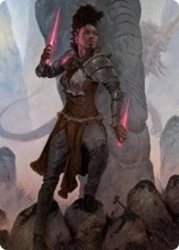 Kaya the Inexorable Art Card [Kaldheim Art Series] | Exor Games Truro