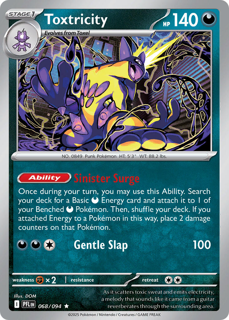Toxtricity (068/094) (Theme Deck Exclusive) [Mega Evolution: Phantasmal Flames] | Exor Games Truro