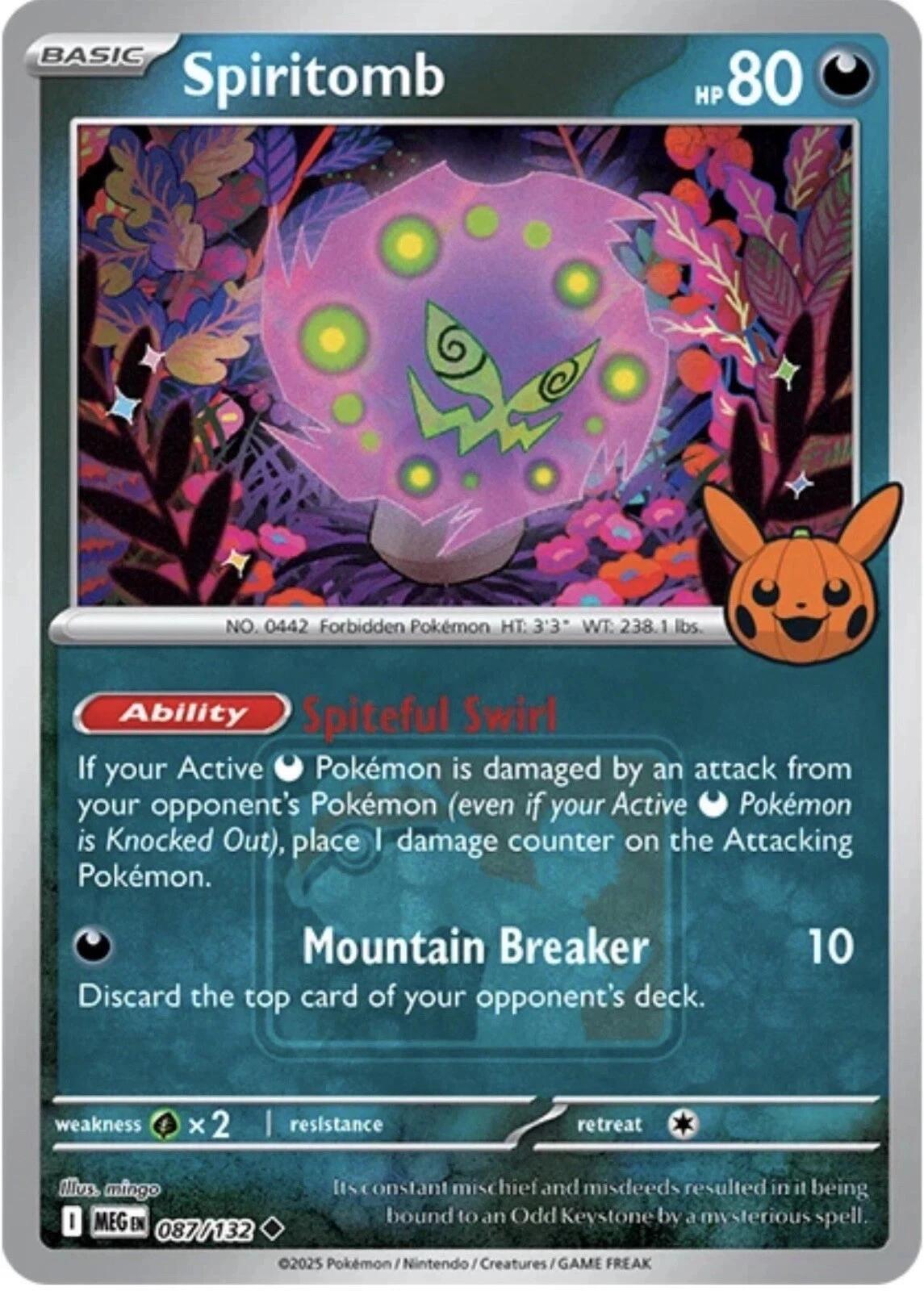 Spiritomb (087/132) (Trick or Trade Stamped) [Miscellaneous Cards] | Exor Games Truro
