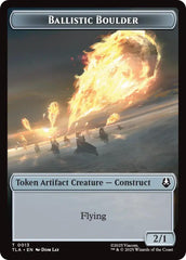 Ballistic Boulder // Soldier (0011) Double-Sided Token [Avatar: The Last Airbender Tokens] | Exor Games Truro