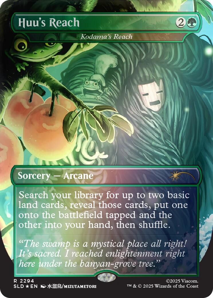 Huu's Reach - Kodama's Reach (Rainbow Foil) [Secret Lair Drop Series] | Exor Games Truro