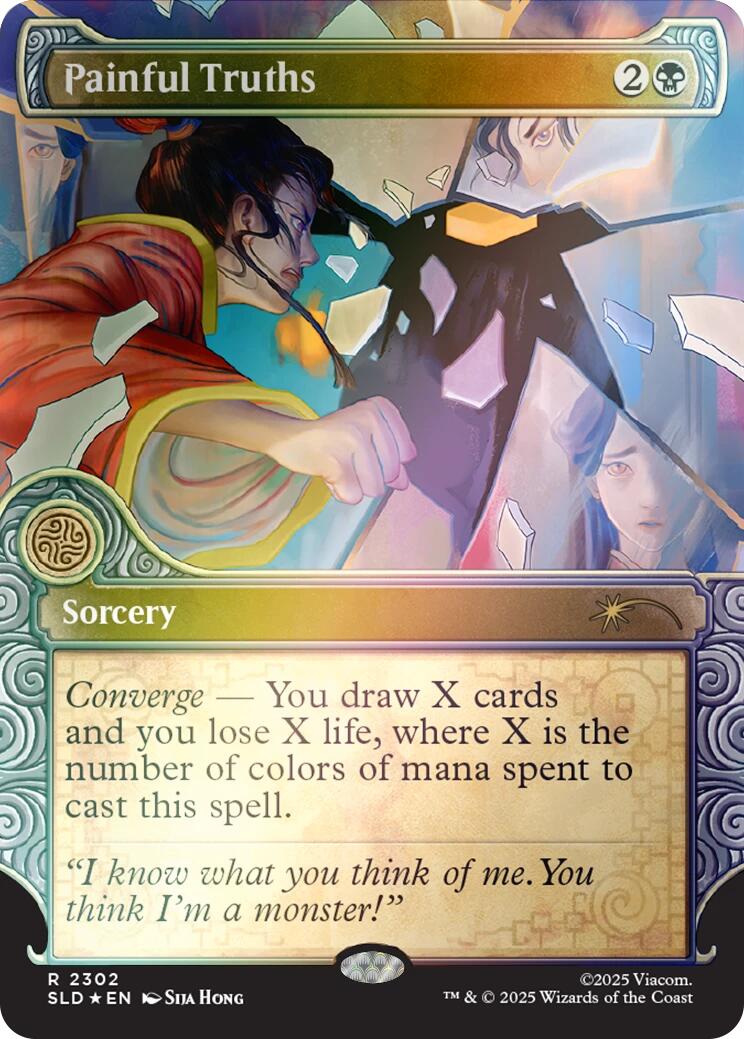 Painful Truths (Rainbow Foil) [Secret Lair Drop Series] | Exor Games Truro