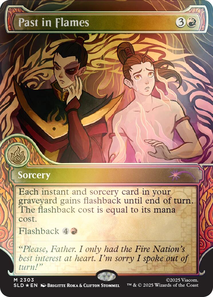 Past in Flames (Rainbow Foil) [Secret Lair Drop Series] | Exor Games Truro