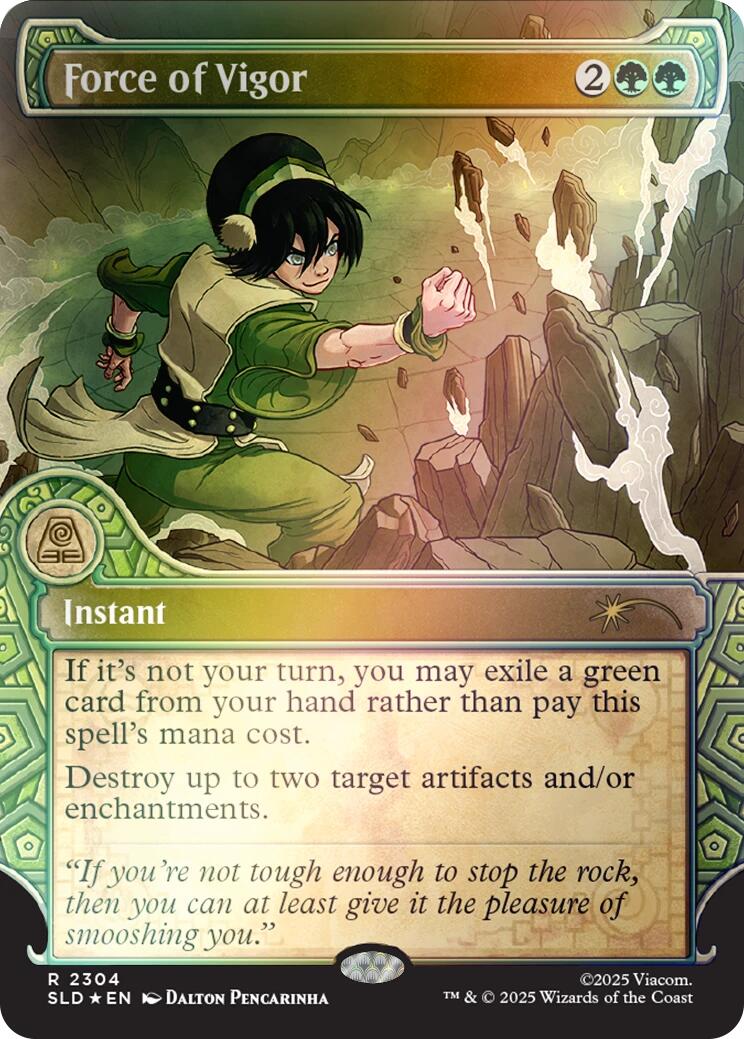 Force of Vigor (Rainbow Foil) [Secret Lair Drop Series] | Exor Games Truro