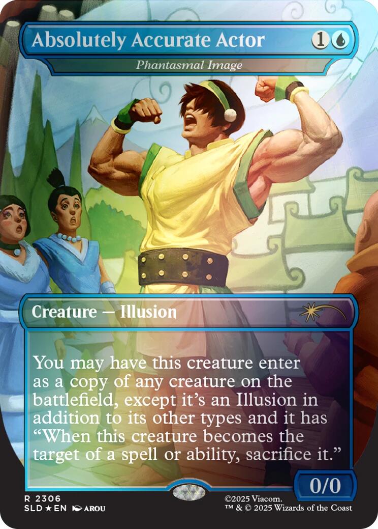 Absolutely Accurate Actor - Phantasmal Image (Rainbow Foil) [Secret Lair Drop Series] | Exor Games Truro