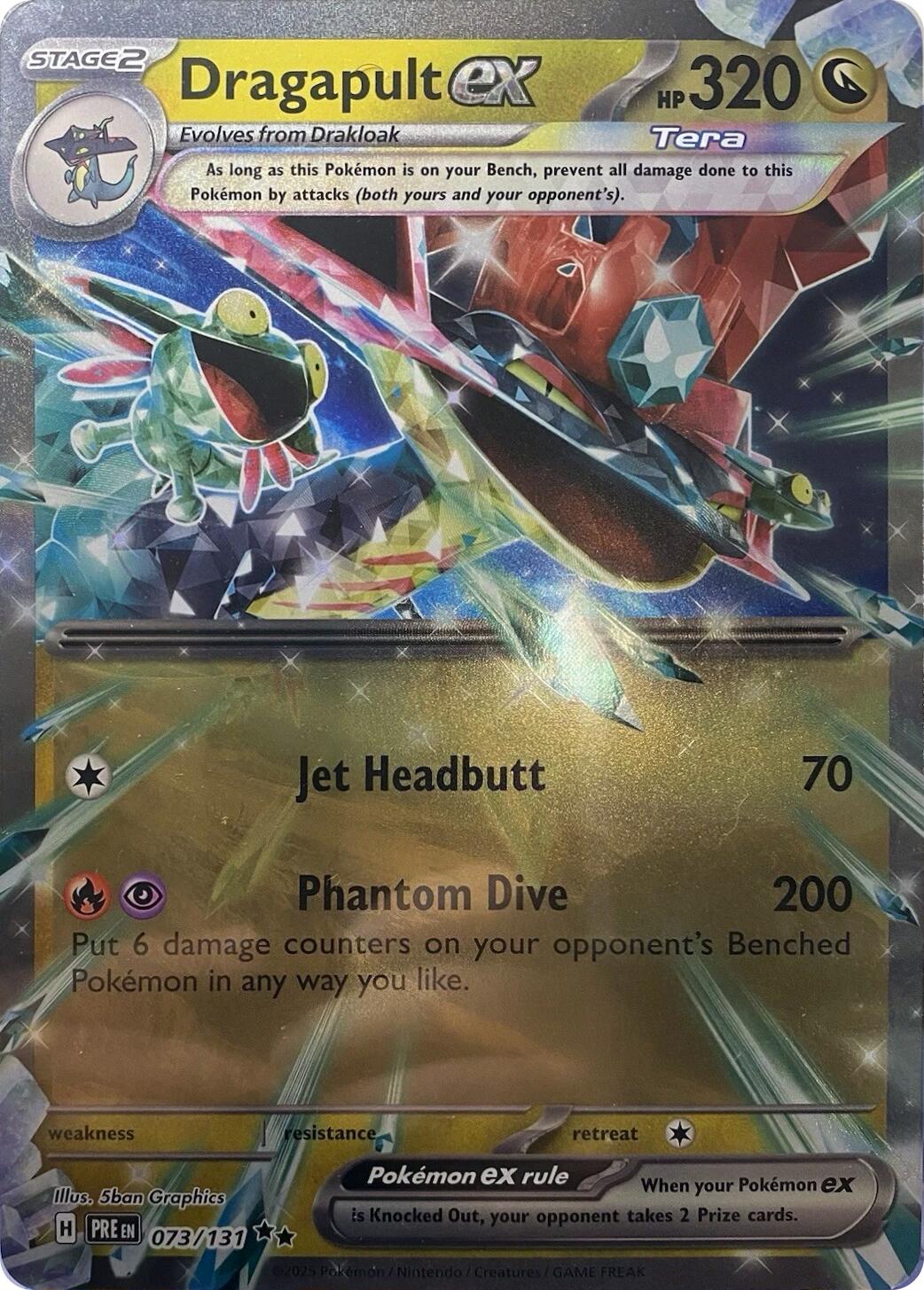 Dragapult ex (073/131) (Jumbo Card) [Scarlet & Violet: Prismatic Evolutions] | Exor Games Truro