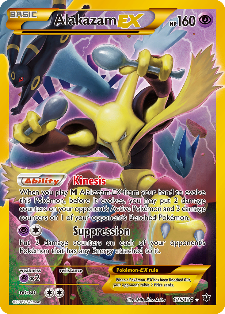 Alakazam EX (125/124) [XY: Fates Collide] | Exor Games Truro