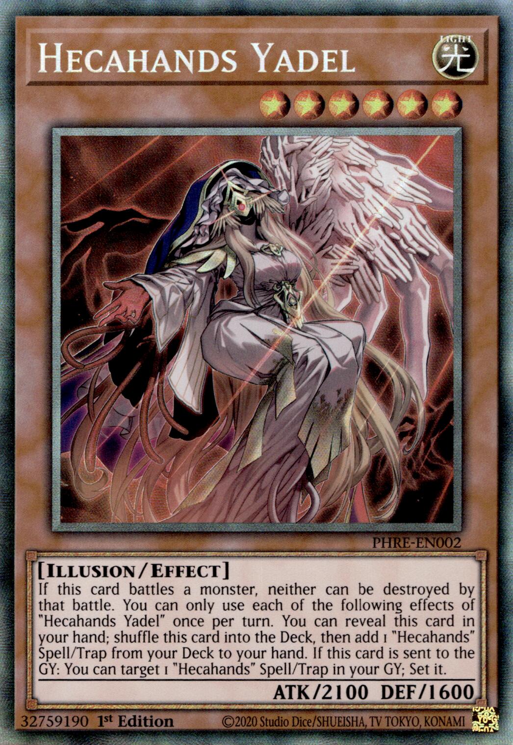 Hecahands Yadel (CR) [PHRE-EN002] Starlight Rare | Exor Games Truro