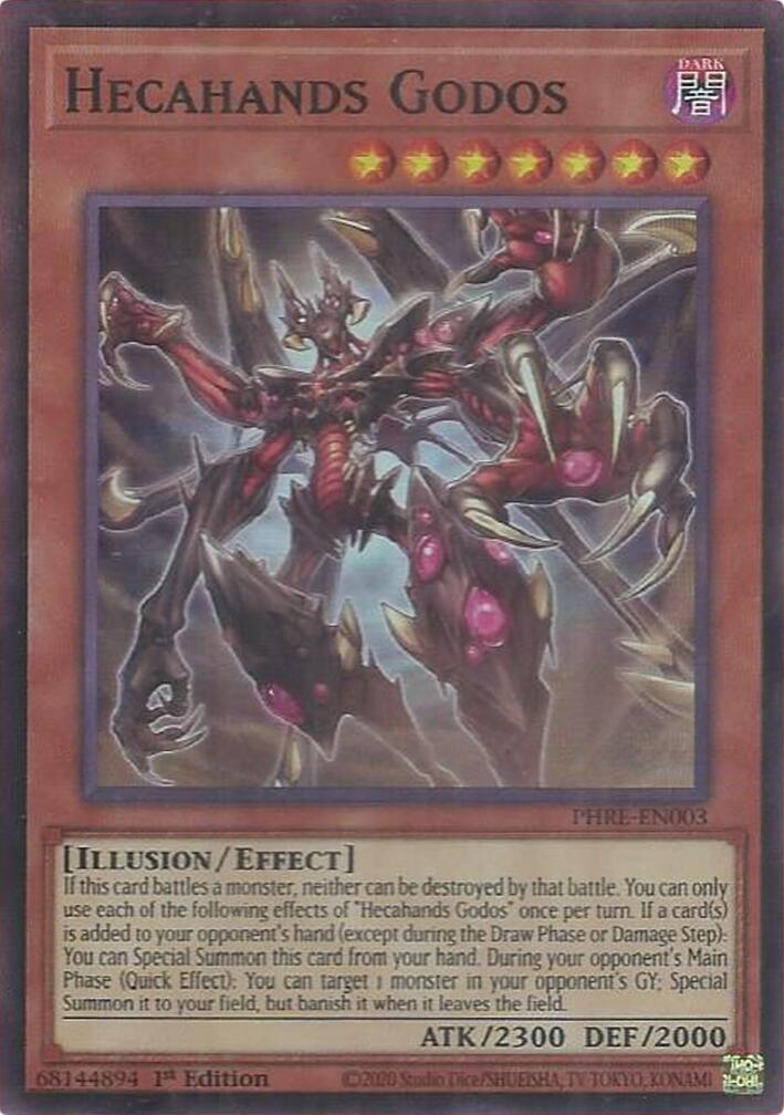 Hecahands Godos (Super Rare) [PHRE-EN003] Super Rare | Exor Games Truro