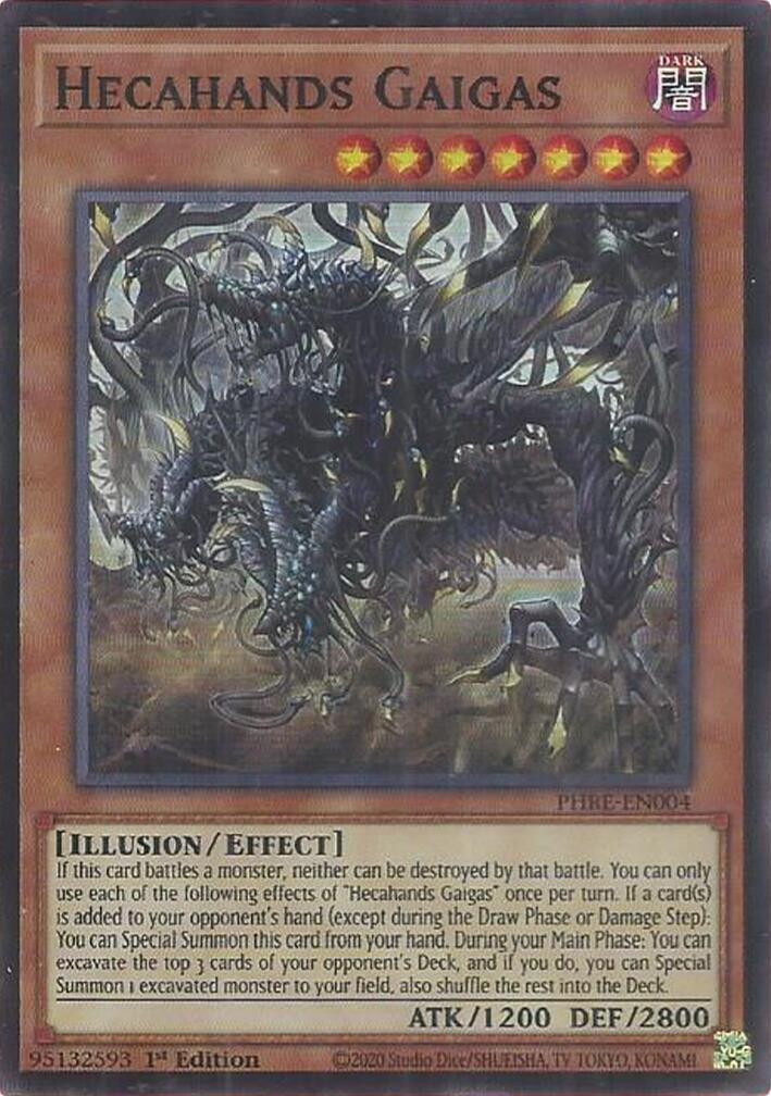 Hecahands Gaigas (Super Rare) [PHRE-EN004] Super Rare | Exor Games Truro