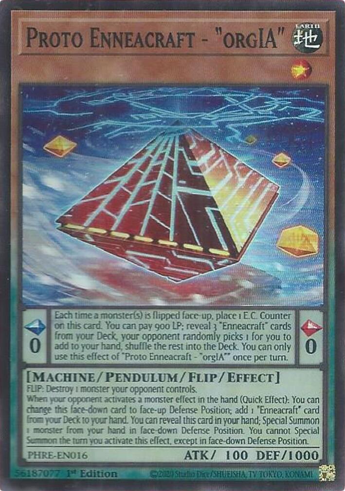 Proto Enneacraft - "orgIA" (Super Rare) [PHRE-EN016] Super Rare | Exor Games Truro
