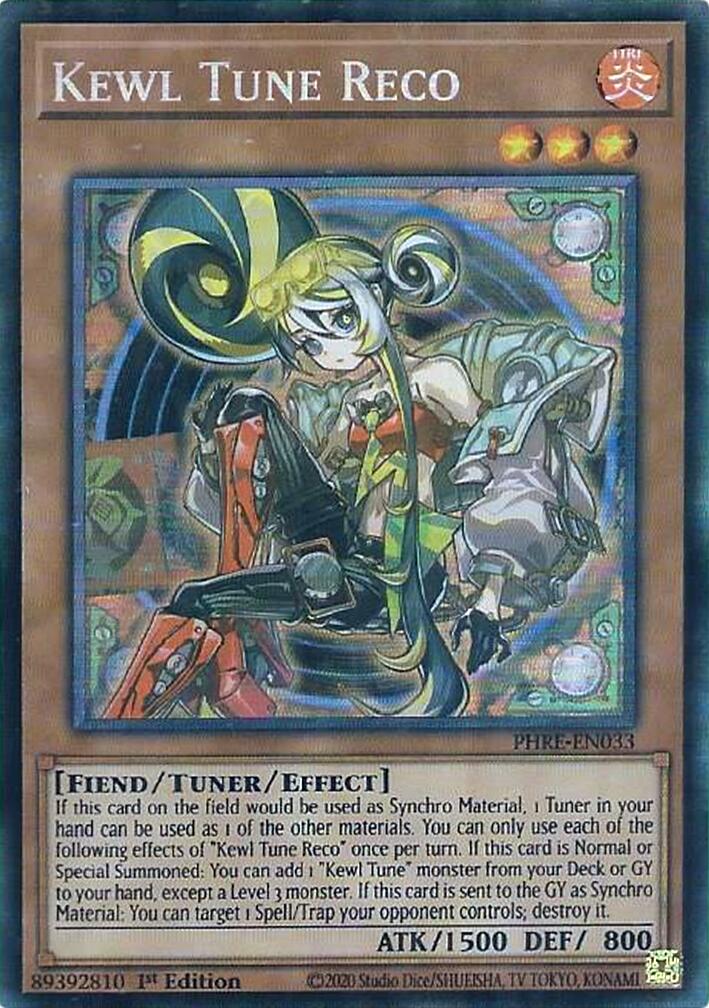 Kewl Tune Reco (CR) [PHRE-EN033] Collector's Rare | Exor Games Truro
