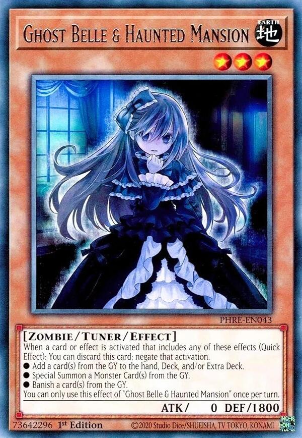 Ghost Belle & Haunted Mansion [PHRE-EN043] Rare | Exor Games Truro