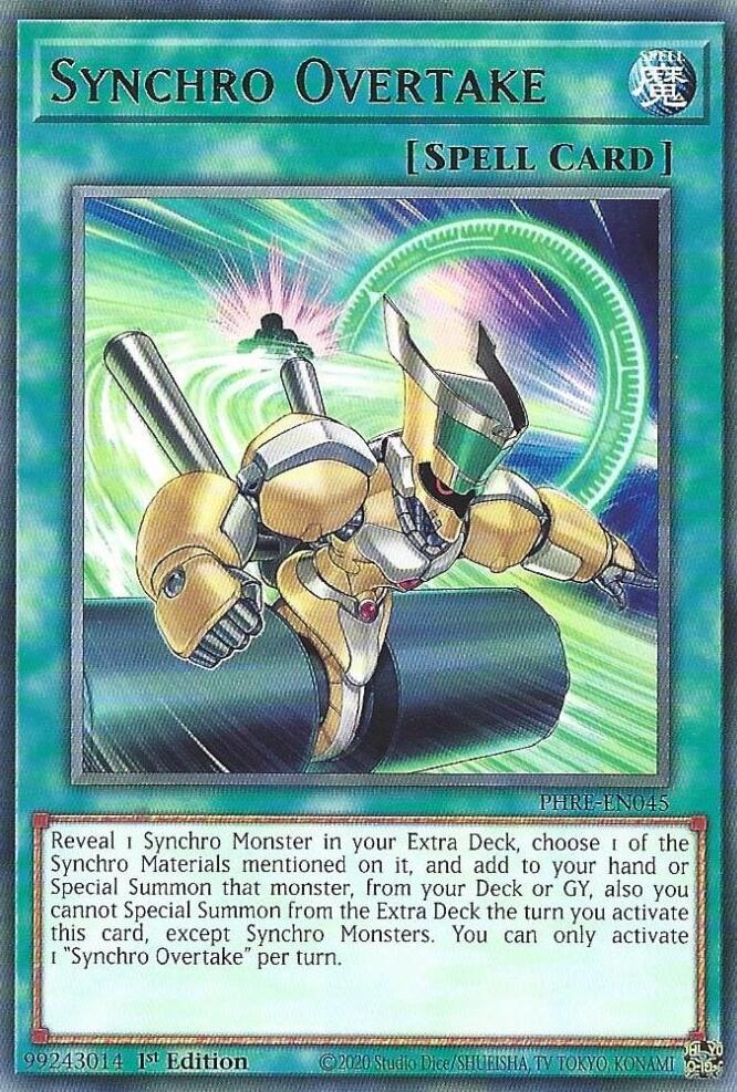Synchro Overtake [PHRE-EN045] Rare | Exor Games Truro