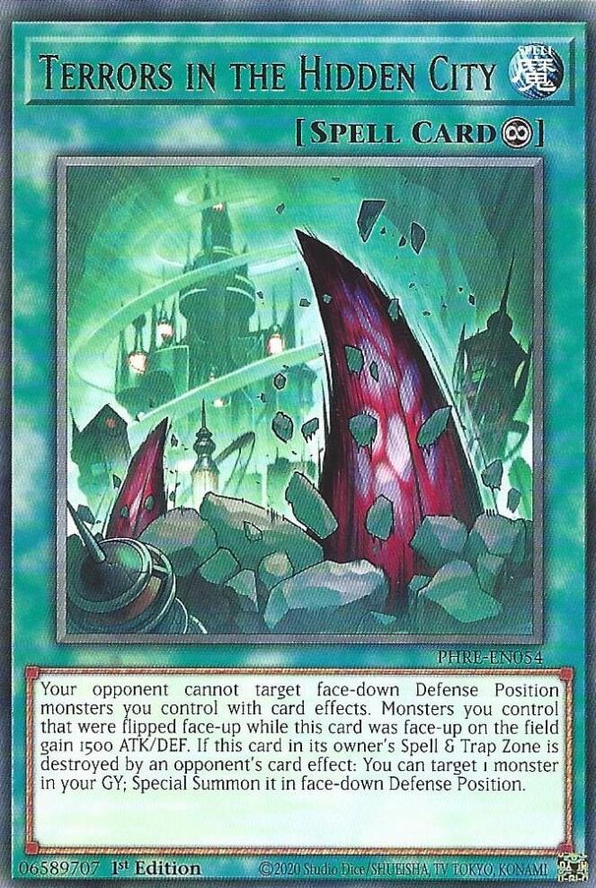 Terrors in the Hidden City [PHRE-EN054] Rare | Exor Games Truro